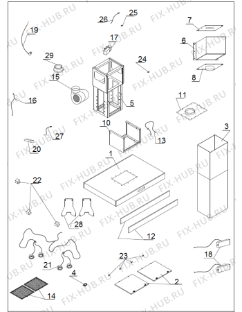 Схема №1 CI4964SE (389702) с изображением Крышечка для вентиляции Gorenje 434078