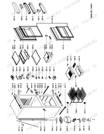 Схема №1 ART4773 (F092329) с изображением Наставление для холодильника Indesit C00359936