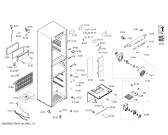 Схема №2 KKF25526TI с изображением Крышка для холодильной камеры Bosch 00606396