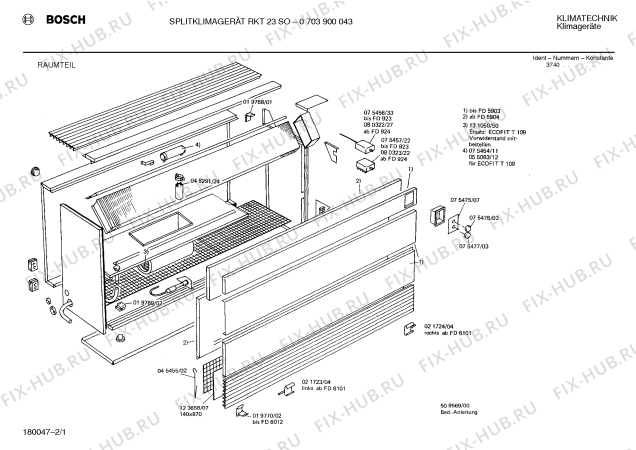 Схема №1 0703900054 RKA900054 с изображением Мотор для вытяжки Bosch 00140001