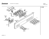 Схема №1 CH14770 с изображением Панель управления для плиты (духовки) Bosch 00361594