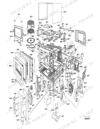 Схема №1 AKL 560 WH I с изображением Ремешок для микроволновки Whirlpool 481990200096