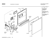 Схема №1 SGU55E08SK с изображением Внешняя дверь для посудомоечной машины Bosch 00214155