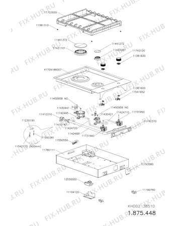 Схема №1 KHDD238510 с изображением Запчасть для холодильника Whirlpool 482000091804