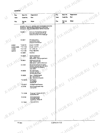 Схема №2 FC6617 с изображением Строчный трансформатор для телевизора Siemens 00751355