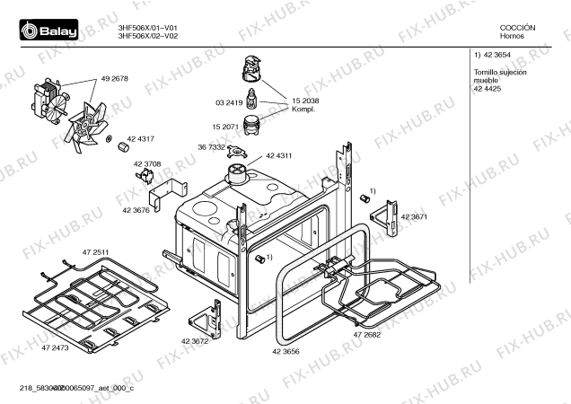 Схема №3 HEV43W350 с изображением Уплотнитель для духового шкафа Bosch 00188294