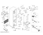 Схема №1 KGF25966TI с изображением Дверь для холодильника Bosch 00246474