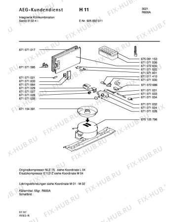 Схема №1 S3132-4 I с изображением Криостат для холодильника Aeg 8996710718256