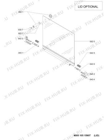 Схема №2 AKT699IX3 (F091957) с изображением Наставление для плиты (духовки) Indesit C00368750