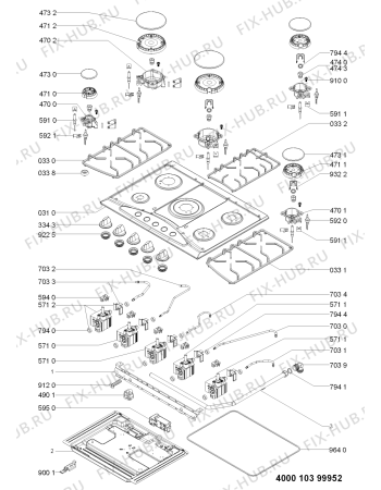 Схема №1 AKM 371/IX/01 с изображением Втулка для электропечи Whirlpool 481010400206