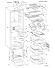 Схема №1 ENBLH19321FTK (F079926) с изображением Датчик (сенсор) для холодильной камеры Indesit C00298496