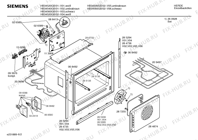Схема №3 HB27020DK с изображением Шарнир для плиты (духовки) Bosch 00094251