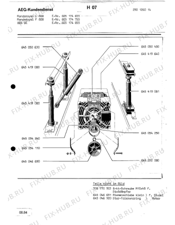 Взрыв-схема посудомоечной машины Rondo (N Rn) RONDOROYAL F 808 - Схема узла Section3
