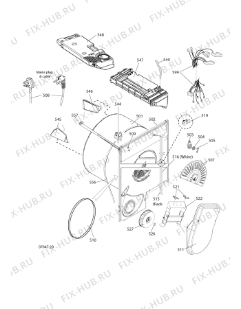 Схема №2 TCYM750C6PUK (F079957) с изображением Модуль (плата) для стиралки Indesit C00296677