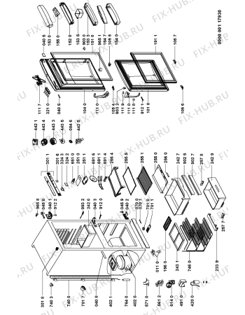 Схема №1 ARZ8970HSI (F092590) с изображением Другое для холодильника Indesit C00372189