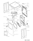 Схема №1 TRAK 6220 с изображением Декоративная панель для сушильной машины Whirlpool 481245213485