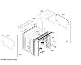 Схема №4 S44E45B0GB с изображением Панель управления для посудомоечной машины Bosch 00675208