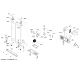 Схема №3 RS21WANS1/XEG с изображением Шарнир для холодильной камеры Bosch 00602972