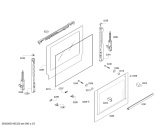 Схема №2 HBA34B162 H.BO.NP.L3D.IN.GLASS.B1a.N.E3_COT/ с изображением Модуль управления, запрограммированный для электропечи Bosch 11017160