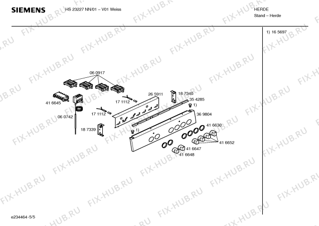 Схема №4 HS23227NN с изображением Инструкция по эксплуатации для духового шкафа Siemens 00583639