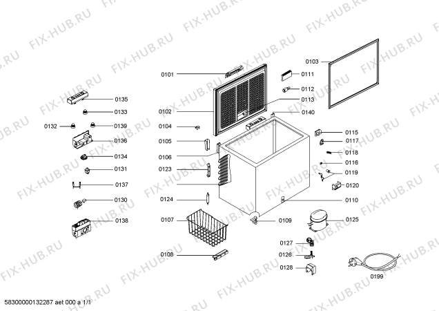 Схема №1 3HEB9015 с изображением Элемент корпуса Siemens 00612843