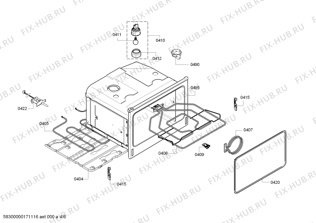 Схема №3 C17E54N3GB с изображением Панель управления для плиты (духовки) Bosch 00744856