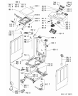 Схема №1 AWE 9128 с изображением Обшивка для стиральной машины Whirlpool 481245310923