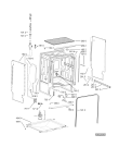 Схема №3 ADPY 1320 IX с изображением Обшивка для посудомоечной машины Whirlpool 480140102695