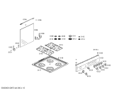 Схема №3 FP120I13SC с изображением Горелка для плиты (духовки) Bosch 00647425