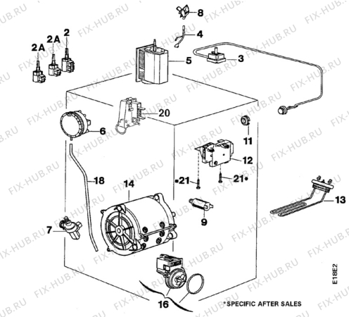 Взрыв-схема стиральной машины Zanussi TL473-2 - Схема узла Electrical equipment