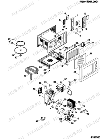 Схема №2 MWH221W (F032601) с изображением Кнопка для микроволновки Indesit C00114220