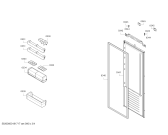 Схема №2 KI72LAF30 с изображением Дверь для холодильника Siemens 00713006