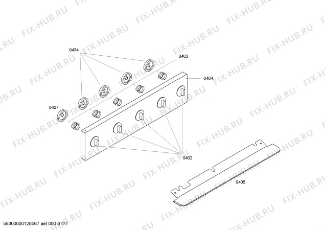 Схема №3 4CGX340N с изображением Горелка для плиты (духовки) Bosch 00439036