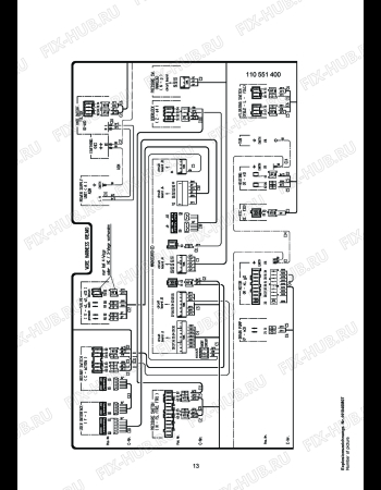 Взрыв-схема стиральной машины Aeg LAV7456 - Схема узла Control 113