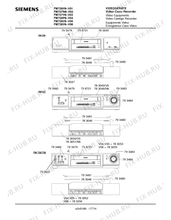 Схема №6 FM738V6 с изображением Модуль управления для телевизора Siemens 00783034