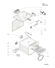 Схема №2 KSOS89PX (F079692) с изображением Дверка для плиты (духовки) Indesit C00292587
