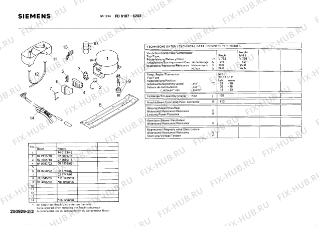 Схема №1 GS1214 с изображением Ручка для холодильника Bosch 00050160