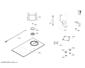 Схема №3 PMH768MS с изображением Варочная панель для плиты (духовки) Bosch 00711231