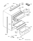 Схема №1 S3C120P с изображением Рамка для холодильной камеры Zanussi 2062811266