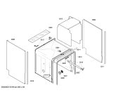 Схема №3 SGU55E15AU с изображением Панель управления для посудомойки Bosch 00674895