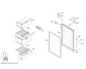 Схема №3 KGN39XK11R с изображением Дверь для холодильника Bosch 00714300