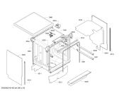 Схема №3 SMS69T68EU с изображением Передняя панель для посудомоечной машины Bosch 00706001