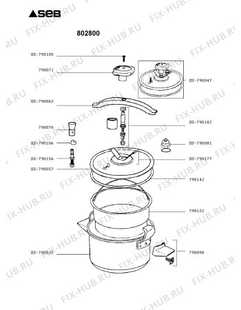 Схема №1 802870 с изображением Кастрюля для духовки Seb SS-790032