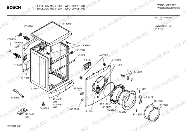 Схема №3 WFO120A Exclusiv Maxx WFO 120A с изображением Панель управления для стиральной машины Bosch 00433912