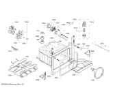 Схема №1 HB21AB621J с изображением Ручка для плиты (духовки) Siemens 00673814