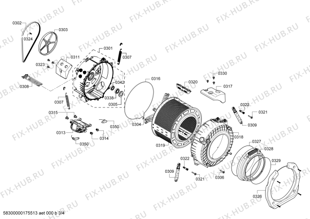 Схема №1 WI12A220EE IQ100 с изображением Панель управления для стиралки Siemens 00704367