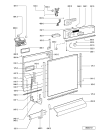 Схема №1 ADP 8757 WHM с изображением Панель для посудомойки Whirlpool 481245371919