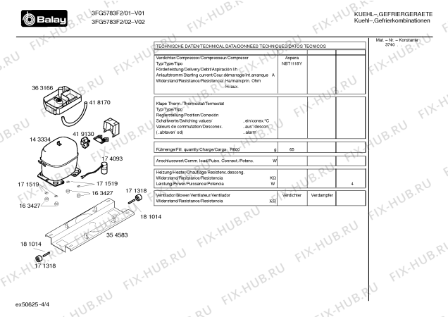 Схема №2 3FG5783F2 с изображением Ручка двери для холодильника Bosch 00489768