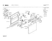 Схема №3 0730102728 SMS3800 с изображением Передняя панель для посудомоечной машины Bosch 00114507