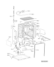 Схема №2 302.224.29 DWB 610 DISHWASHER I с изображением Всякое для электропосудомоечной машины Whirlpool 481010438702